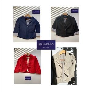 4 Blazers Bundle Size S— Love Culture & Bajee Collection• Set de 4 chaquetas•